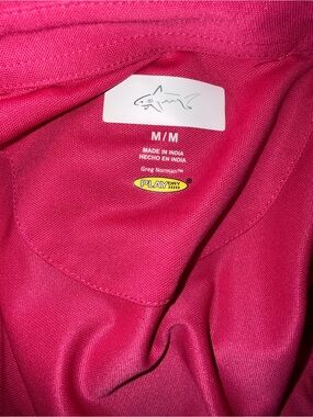 Greg Norman Collection Women's Vibrant Pink Short Sleeve Polo